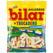 Godispåse Bilar Sodakombi x Trocadero 130g Cloetta.