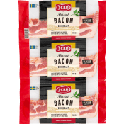 Bacon Skivat 3-pack 420g Scan.