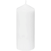 Blockljus vit H18cm ICA.