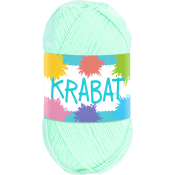 Garn Krabat 416 Ljus Mint 50g Falkgarn.