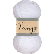 Garn Tanja 210 Vit 100g Falkgarn.