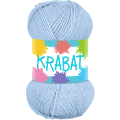 Garn Krabat 413 Ljusblå 50g Falkgarn.