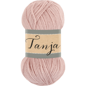 Garn Tanja 805 Ljus Puderosa 100g Falkgarn.