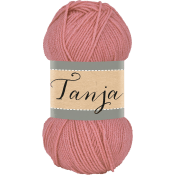 Garn Tanja 811 Gammelrosa 100g Falkgarn.
