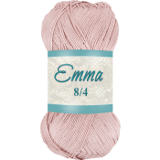 Garn Emma 978 Puderrosa 100g Falkgarn.