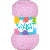 Garn Krabat 279 Rosa 50g Falkgarn.