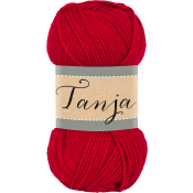 Garn Tanja 351 Röd 100g Falkgarn.