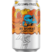 Öl Alkoholfri No Worries Grapefruit 0,5% 330ml Lervig.