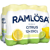 Kolsyrat vatten Citrus 12-pack 33cl Ramlösa.
