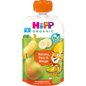 Smoothie Hippis Banan & päron 4m Ekologisk 100g HiPP.
