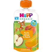 Smoothie Hippis Äpple mango & persika 4mån Ekologisk 100g HiPP.