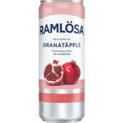 Kolsyrat vatten Granatäpple 33cl Ramlösa.