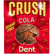 Pastillask Crush Cola Sockerfri 25g Dent.