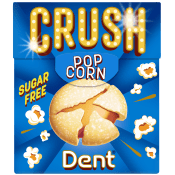 Pastillask Crush Popcorn Sockerfri 25g Dent.