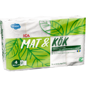 Hushållspapper Mat & Kök 4-p Miljömärkt ICA.