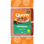 Veganskivor Pepperoni 100g Quorn.