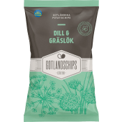 Potatischips Dill & gräslök 150g Gotlandschips.