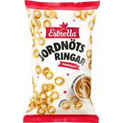Jordnötsringar 175g Estrella.