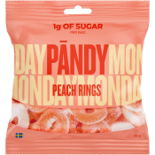 Gelégodis Candy Peach Rings 50g Pändy.