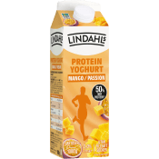 Proteinyoghurt Mango Passion Laktosfri 2% 1000g Lindahls.