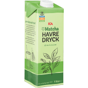 Havredryck Matcha 1l ICA.