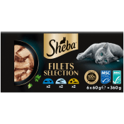 Kattmat Filets Selection 6-p Miljömärkt Sheba.