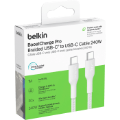 USB-C To USB-C 240W 1m vit Belkin.