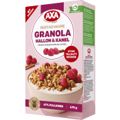 Granola Raspberry & Cinnamon 475g AXA.