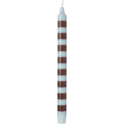 Kronljus blå rand 27,5cm 1p ICA.