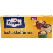 Ischokladformar 40st Toppits.