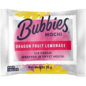 Glass Mochi Dragon Fruit Lemonade 35g Bubbies.