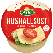 Hushållsost mild 26% ca 1,1kg Arla.