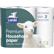 Hushållspapper Premium 3p Lambi.