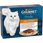 Kattmat Gourmet Perle Gravy Delight 85g 8-p Purina.