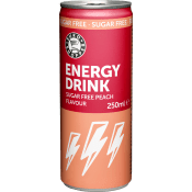 Energidryck Peach.