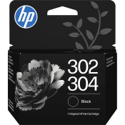 Bläck No 302/304 svart HP ink.