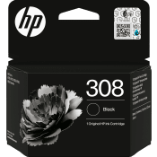 Bläck No 308 svart HP ink.