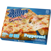 Pizza Super size Pepperoni 660g Billys.