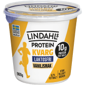 Kvarg Vaniljsmak Laktosfri 0,2% 900g Lindahls.