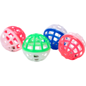 Kattleksak Bollar Med Bjällra 4pack Happy Petzy.