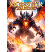 Monster målarbok.
