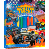 Pyssla och måla Monstertrucks.