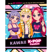 Kawaii K-pop Fandom målarbok.
