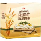 Frukost Knäckebröd Sesam 225g ICA.