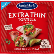 Tortilla extra thin wheat 244g Santa Maria.