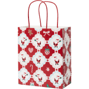 Presentpåse Santa 19x22 cm.