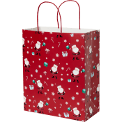 Presentpåse Santa 26x31 cm.