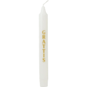 Kronljus Grattis 20cm 1p.