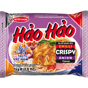 Snabbnudlar Hao Hao Crispy chili 75g Acecook.