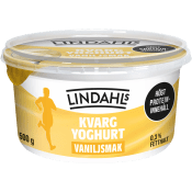 Kvargyoghurt Vanilj 0,2% 500g Lindahls.